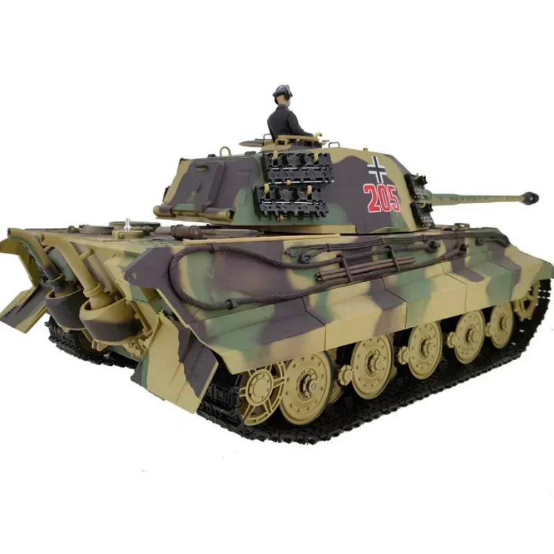 Duitse Tijgerkoning Henglong 3888a Henschel Zware Afstandsbediening Tank 2.4G Modellen Multifunctioneel Kind Afstandsbediening Speelgoed Cadeau