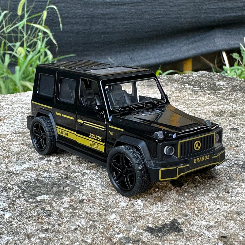 Modelo de carro de liga grande g veículo off-road g63 modelo ornamento, presente para meninos, carro de brinquedo de metal simulado infantil com função pull-back