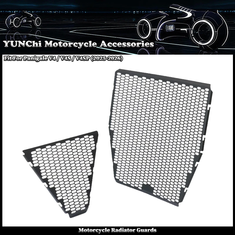Motorcycle Radiator Guard Grille Cover Protector Protective Grill Fit For DUCATI Panigale V4 PANIGALE V4S V4SP 2025-2026