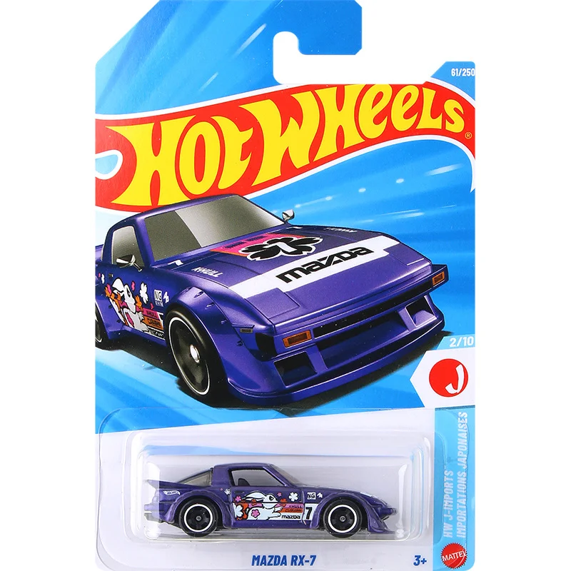 

Оригинальная модель автомобиля из сплава Hot Wheels, имитация игрушечного автомобиля Ferrari, модель 26c, партия Mazda Rx-7 Benz Unimog, модель, подарки, автомобиль-сюрприз