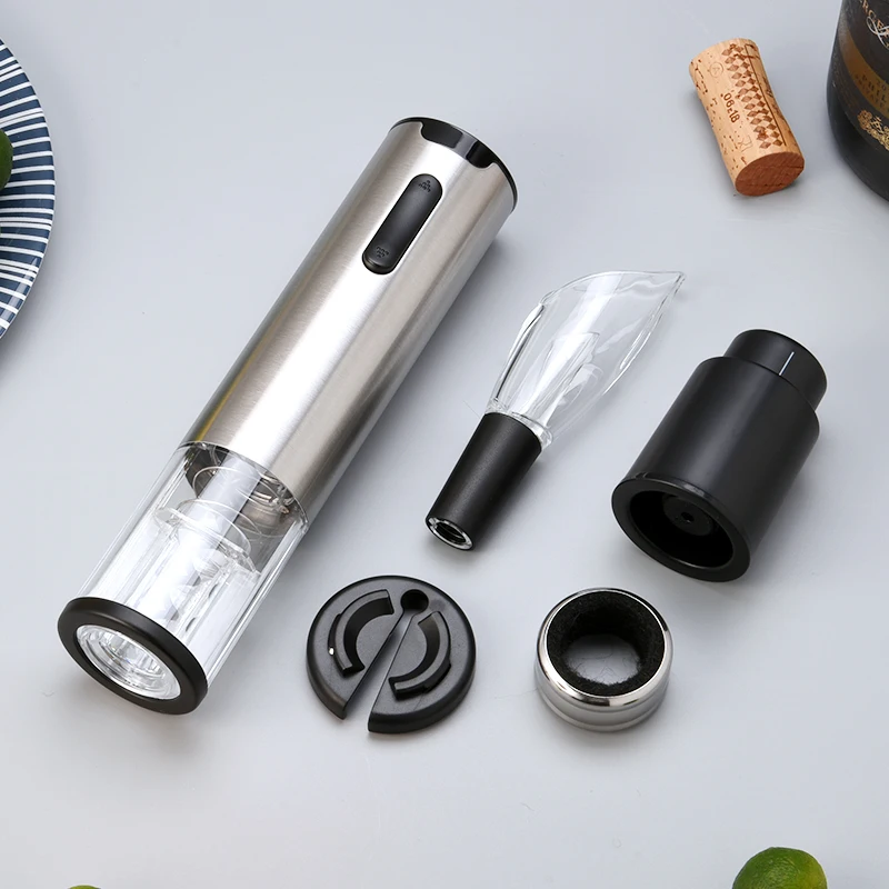 

electric wine opener set automatic electric wine gift set in a case Accessories Opener Gift Sets