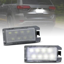 Branco Número de LED Matricula Plate Light, Jeep Grand Cherokee, Compass Patriot, Maserati, Levante, Fiat 500, Dodge Viper