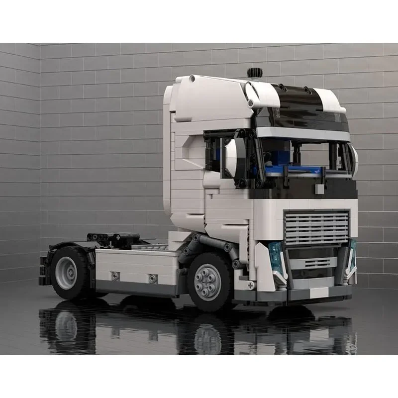 

Building Blocks Classic Truck Front and Trailer Model 1356PCS Adult Building Block Toy, Birthday Christmas Gift MOC-121673
