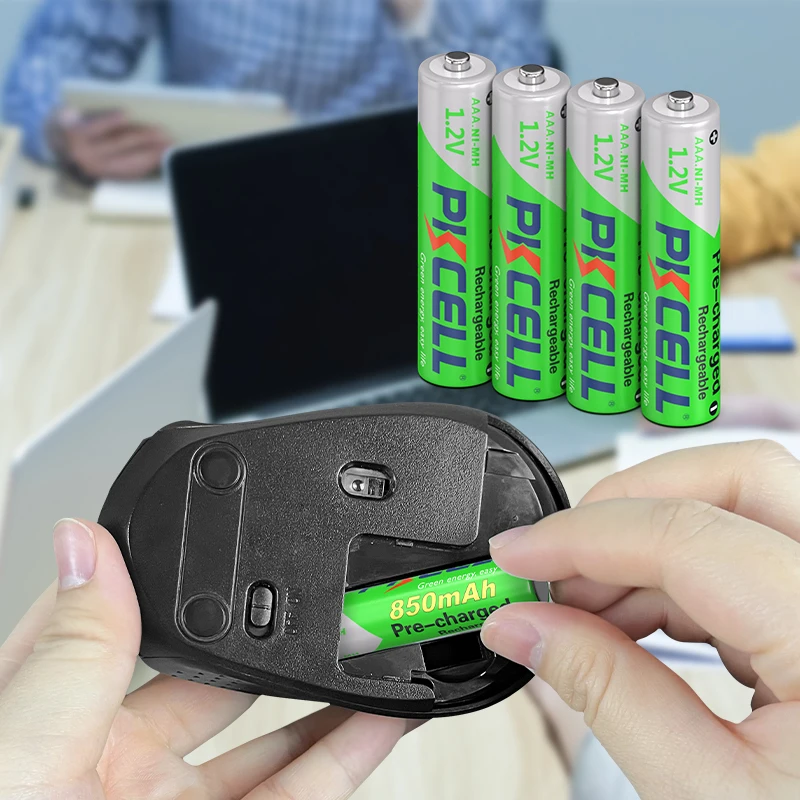 4/8/12/16/20/40PC PKCELL AAA Battery 1.2V NIMH AAA Rechargeable Batteries Low Self-discharged Cycles 1200 times for toys remote