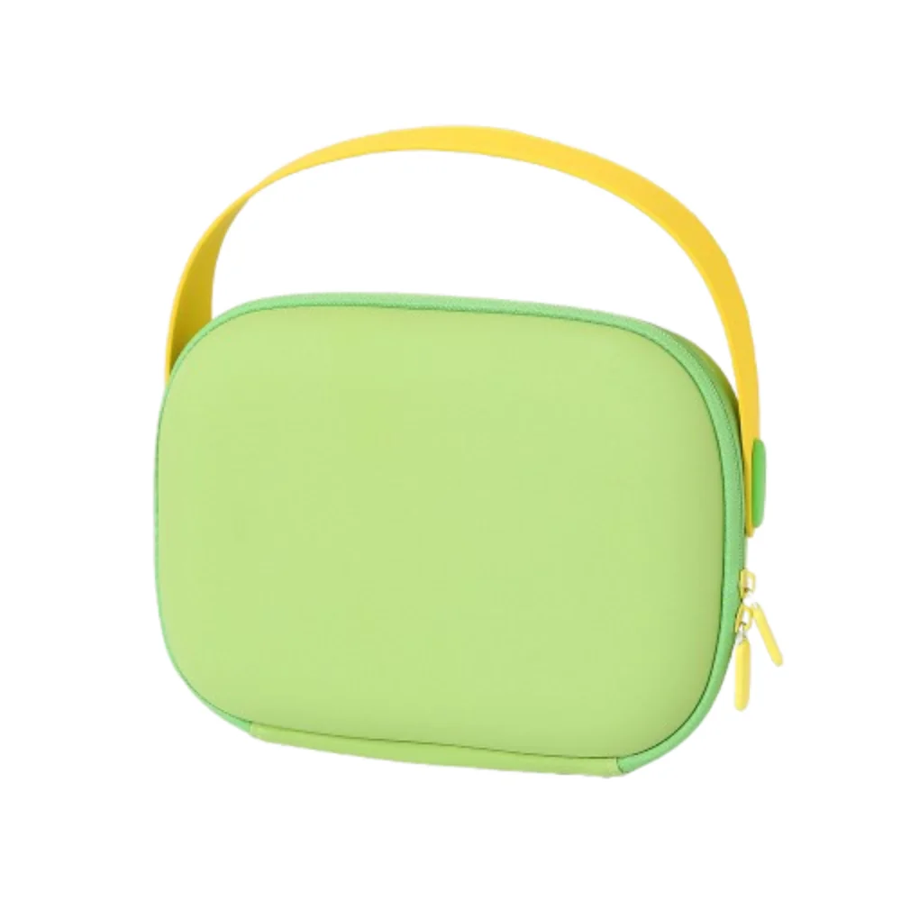 Simple Waterproof PU Cosmetic Bag Candy Color Square Wash Storage Bag Space Saving Multi-Functional Portable Tote Bag Bathroom