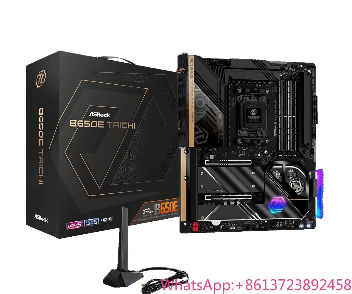 

Brand New Asrock B650E TAICHI Motherboard Support 7000 Series Processors