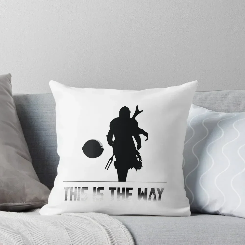 

Mando silhouette this is the way Throw Pillow Christmas Pillowcase luxury decor Decorative Cushions pillow