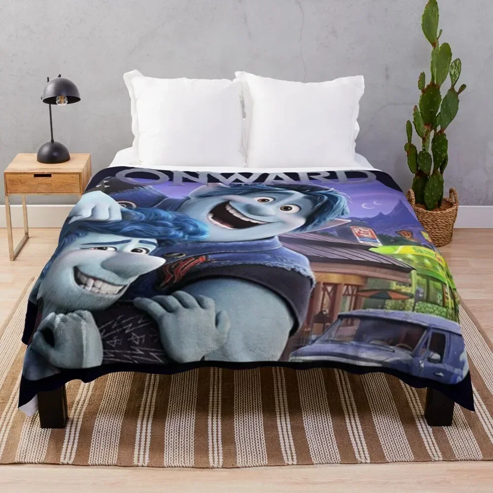 

Onward Ian and Barley Throw Blanket Thin Soft Blanket for Summer Night Sleeping