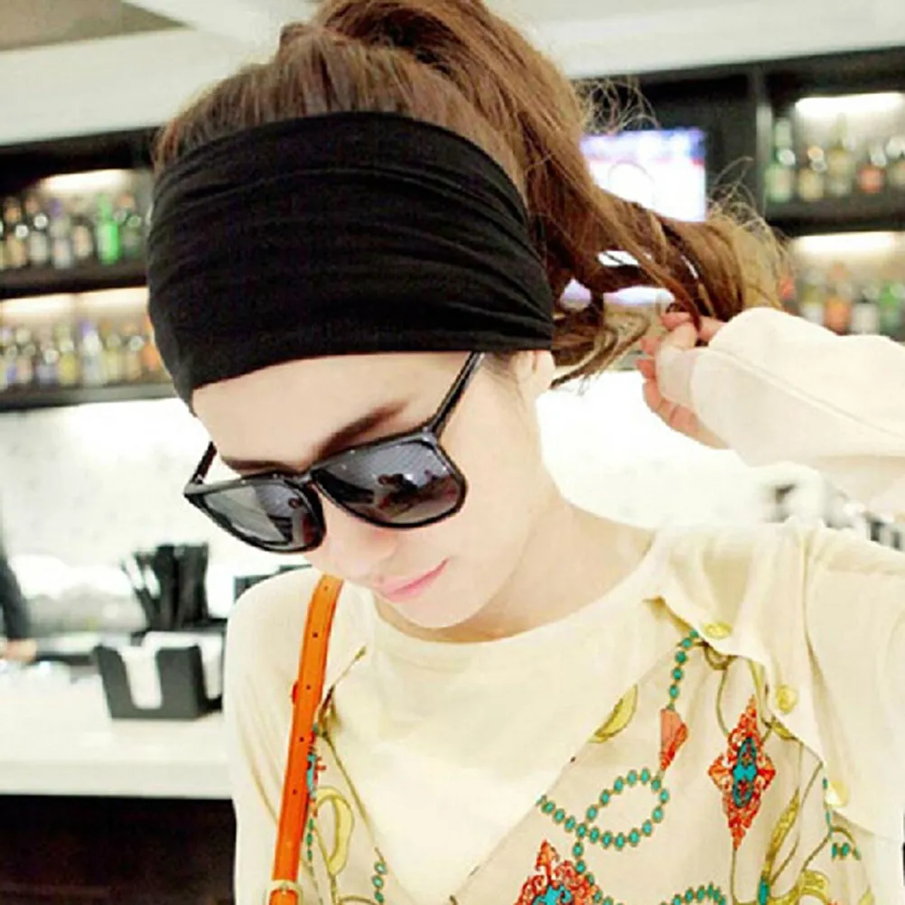 3 pcs Headbands Women Hair Yoga Sports Elastic Running Halloween Christmas New Year Cotton Headband Headband Stretchy