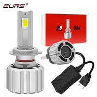 EURS H7 LED Canbus H11 H8 H9 H4 HB3 9005 HB4 9006 LED Car Headlight Bulbs 180W F9 Auto Headlamp Fog Lights 32000LM 6500K 12V 24V