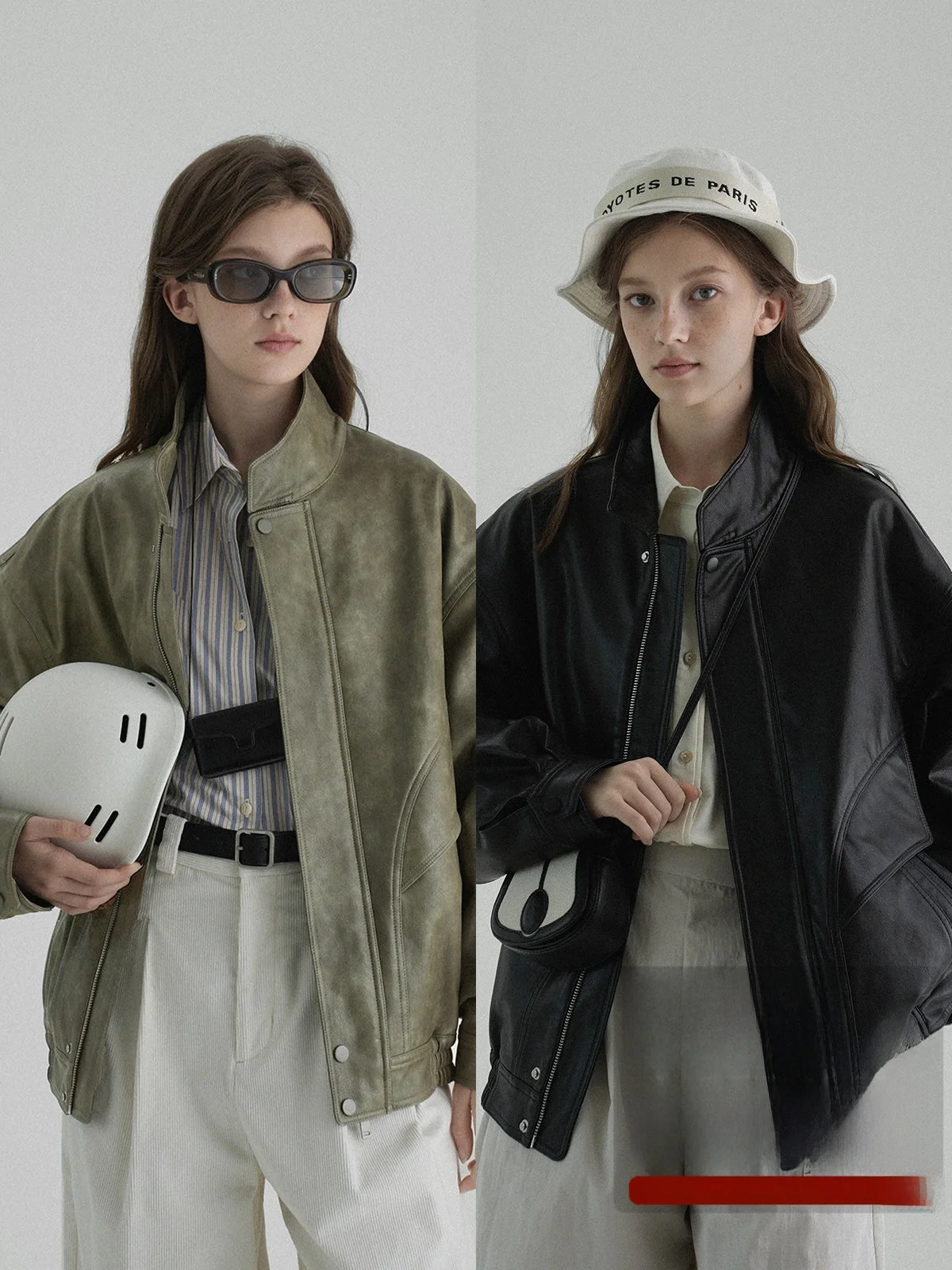 

Скандинавское ретро пилотное джато с воротником-стойкой, масляный воск, текстура кожи, мужское весенне-осеннее кожаное пальто, верхняя одежда Sli для женщин