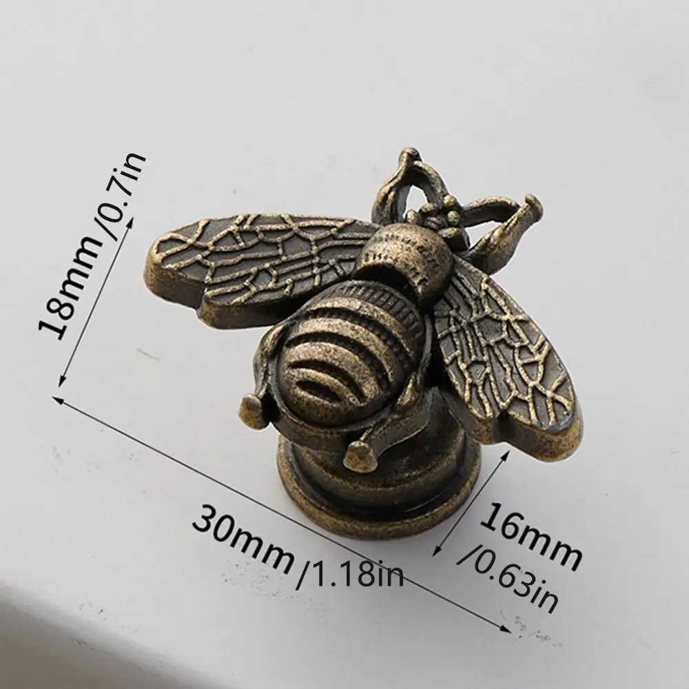 Creativity Single Hole Antique Cabinet Knob Zinc Alloy Butterfly Door Pull Handles Vintage Starfish Drawer Knobs Dresser