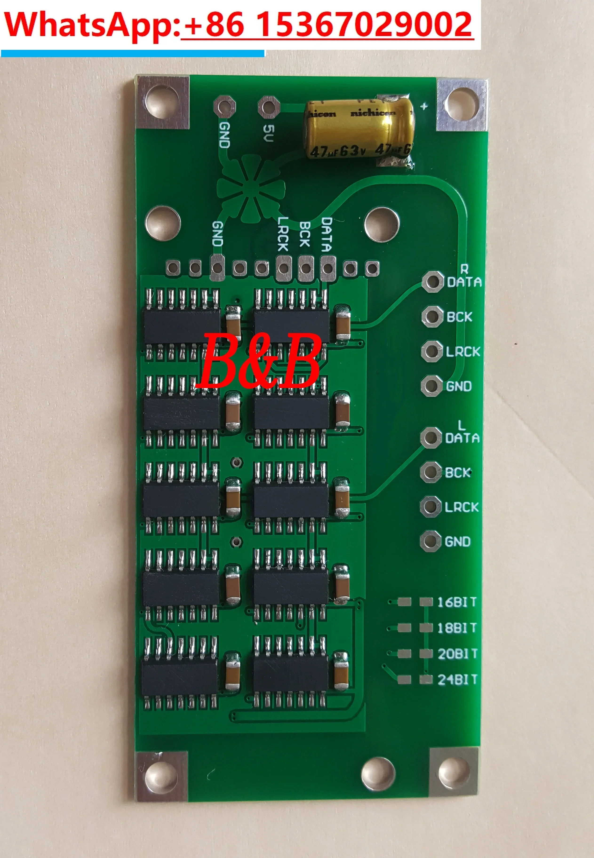 NOS DAC I2S Format NOS Decoder Shifter Board and I2S Data Conversion Right Aligned Format