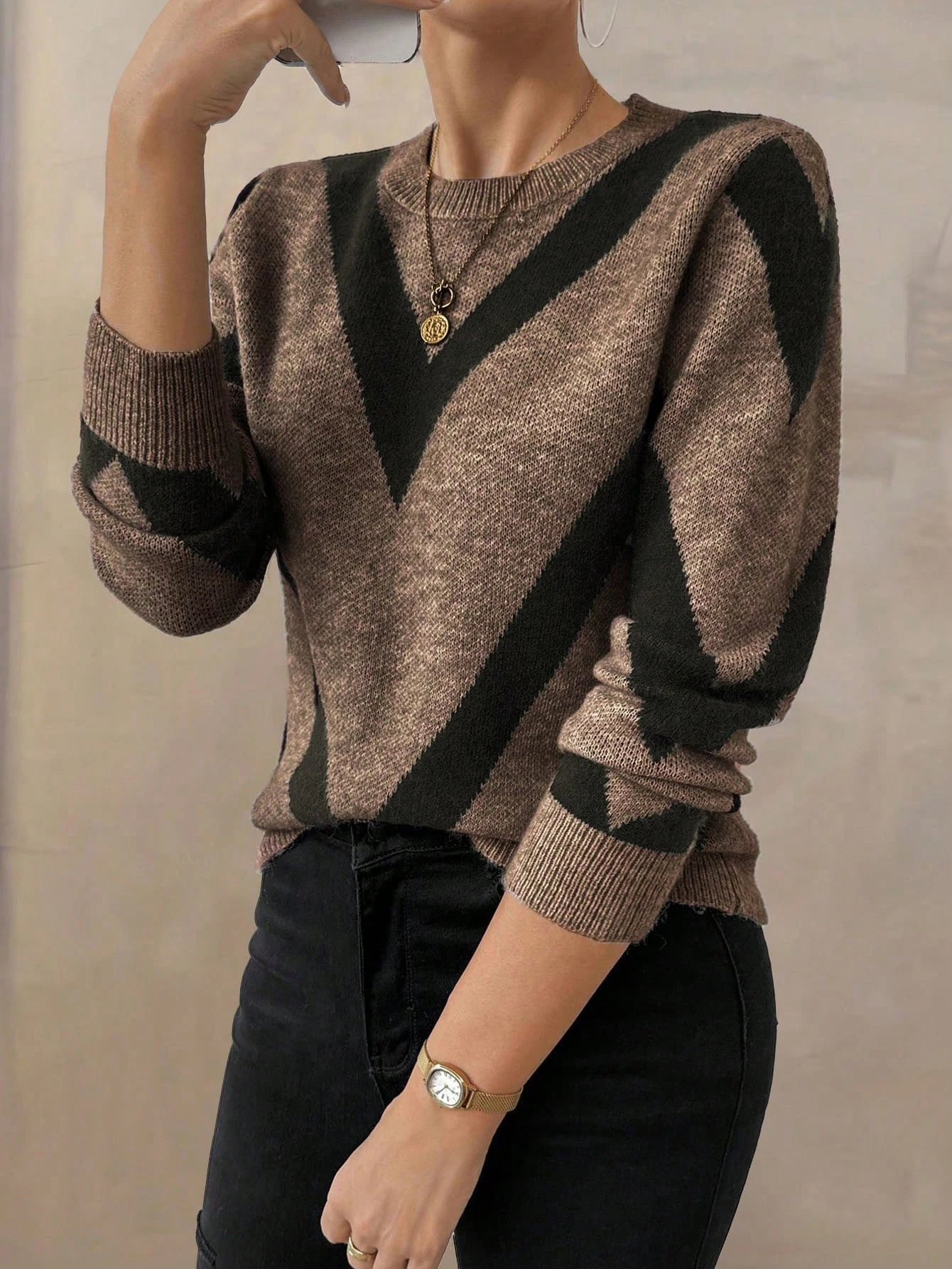 Thumbnail 4 - #49 Latest Print Sweaters Offers