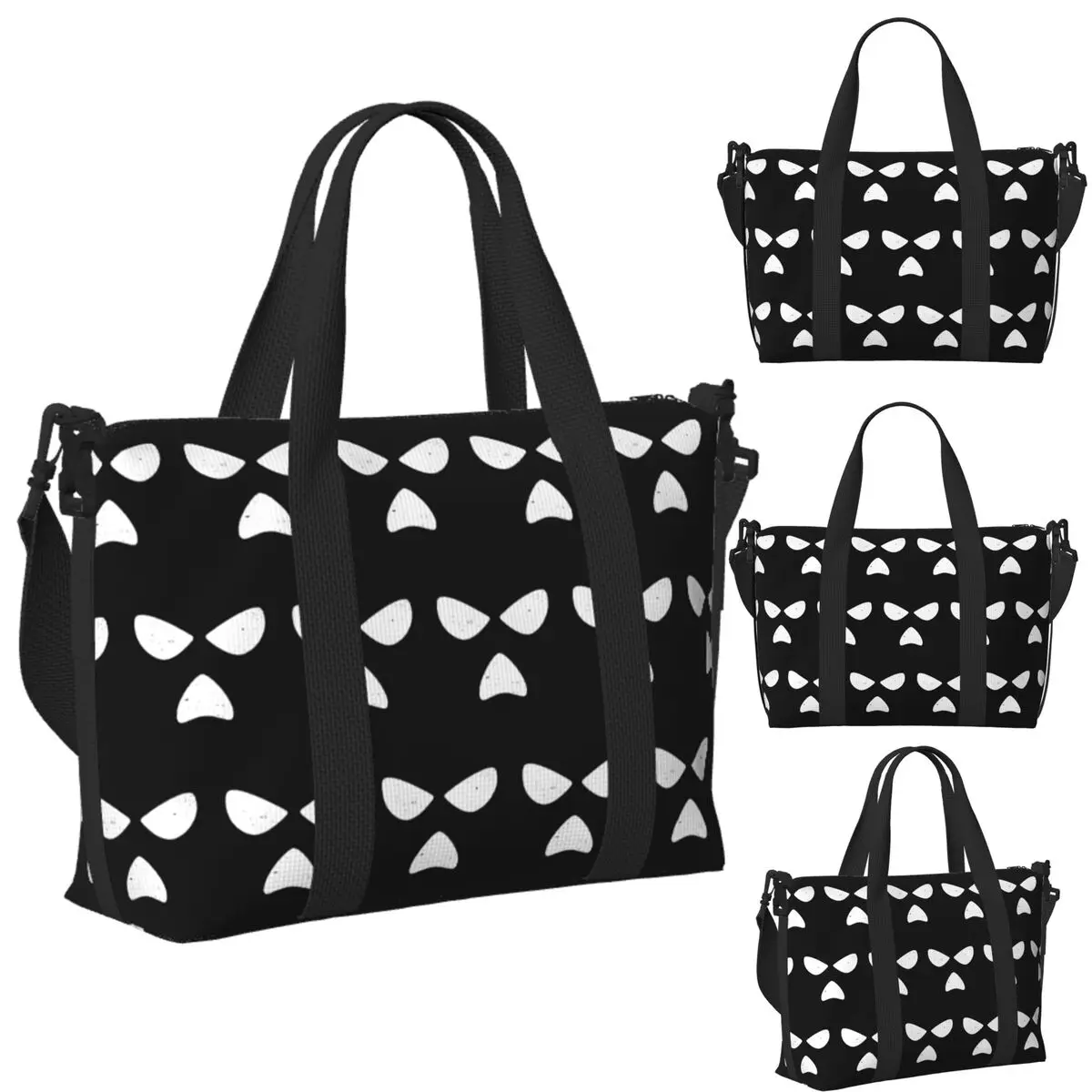 

Custom Kneecap Beach Travel Bag Large Capacity Tote Bags for Gym Sport Women Shopping Duffle Shoulder Bag