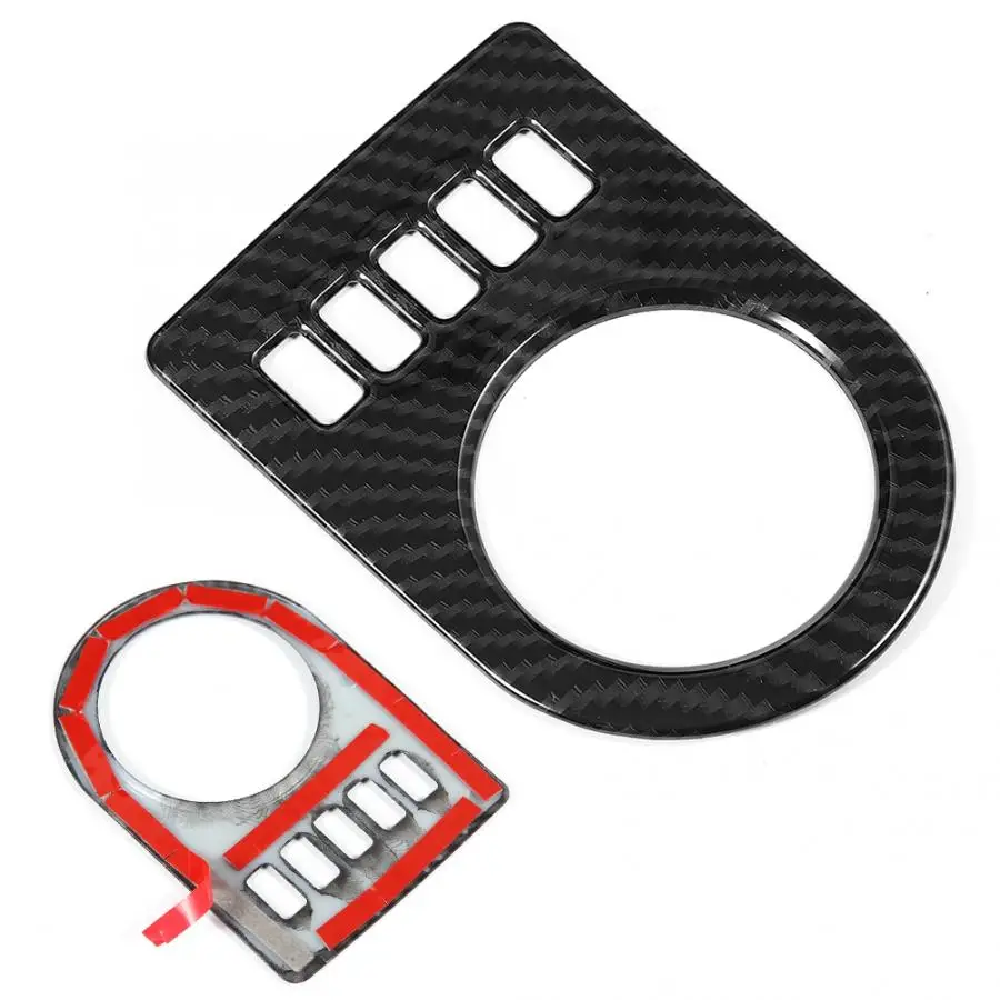 Carbon Fiber Style Gearbox Control Panel Cover Frame ABS Material fit for Jaguar XF XE XJL XJ F-PA CE f pace x761
