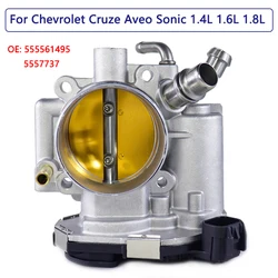59mm Throttle Body for Chevrolet Cruze Aveo Aveo5 Sonic Pontiac G3 1.4 1.6 1.8L Throttle Valve 55577375 55561495 0281750245