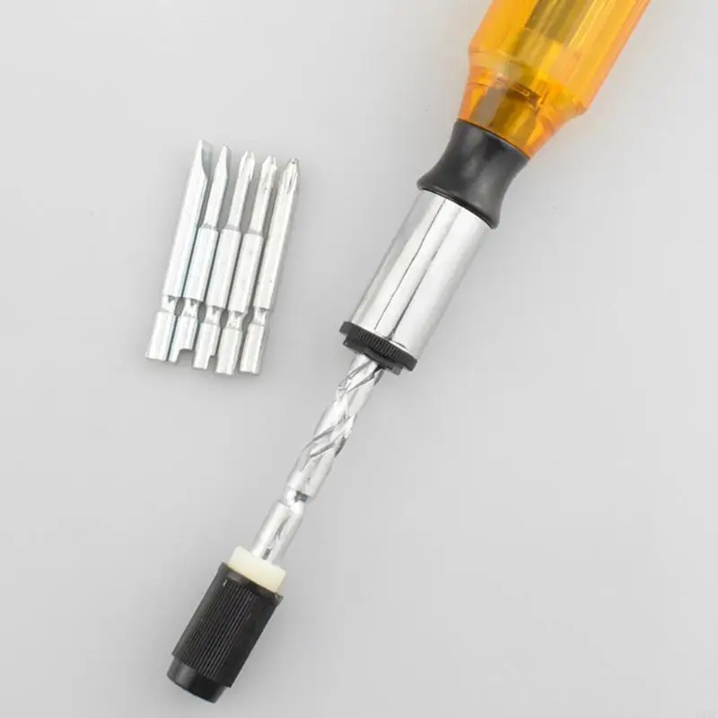 ชุดไขควงชุด PUCK PULL RATCHET STRINDRIVER SET 5 IN 1 ไขควงบิตชุดปลอกแขนเสื้อตัวไดรเวอร์บิต HORTER RATCHET SOGKET C7AC