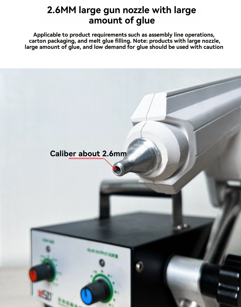 Dispensing Machine Paper Box Packaging Accessories Bonding Automatic Glue Machine Foot Operated Hot Melt Glue Gun, Efficient view 2