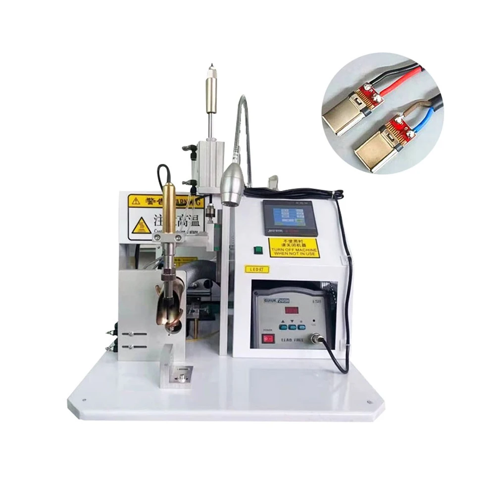 

Semi-automatic Wire Welding Machine Usb Cable Making Machine Circuit Board Connectors Soldering Machinery