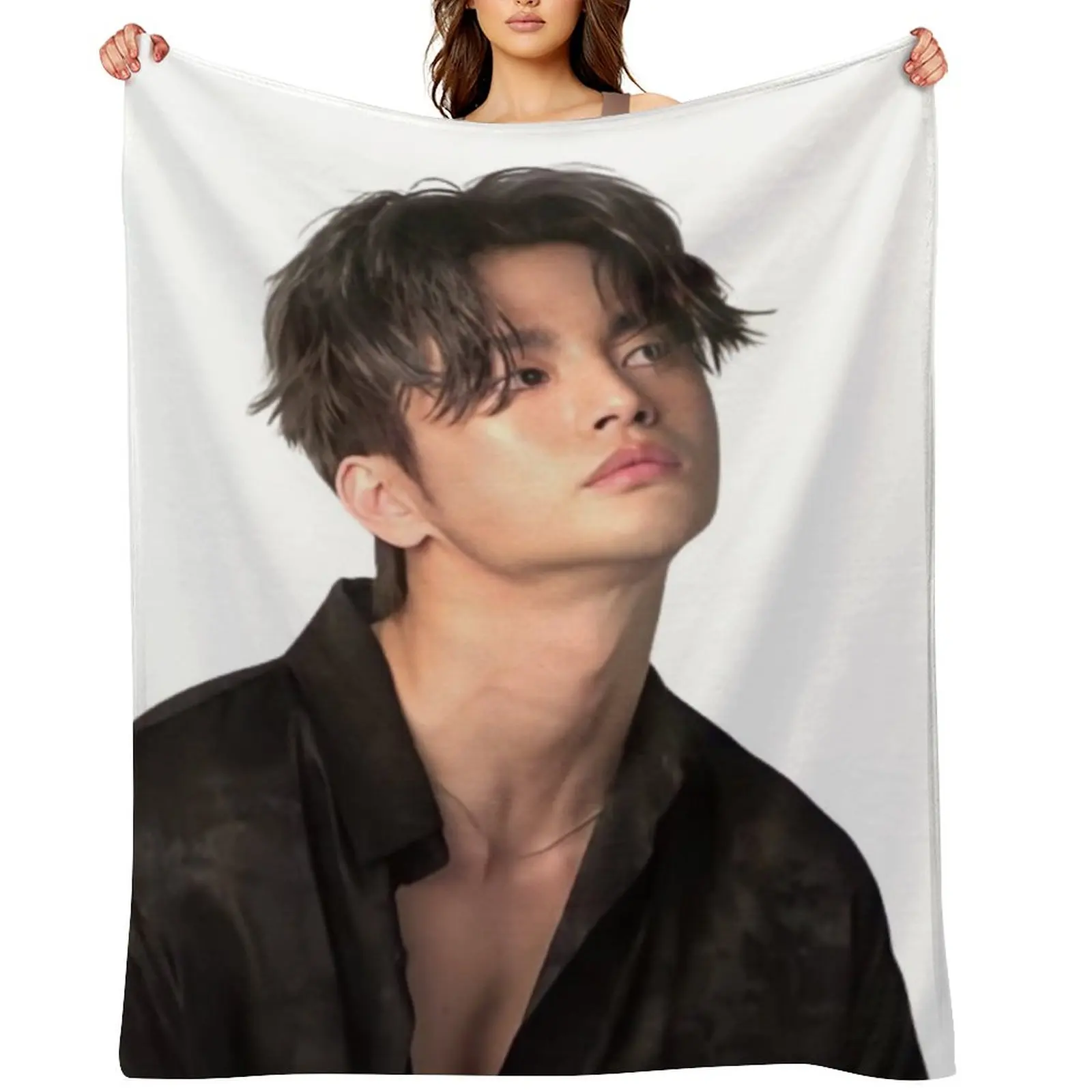 

pretty seo in-guk Throw Blanket Decorative Beds Sofas Picnic warm winter Blankets