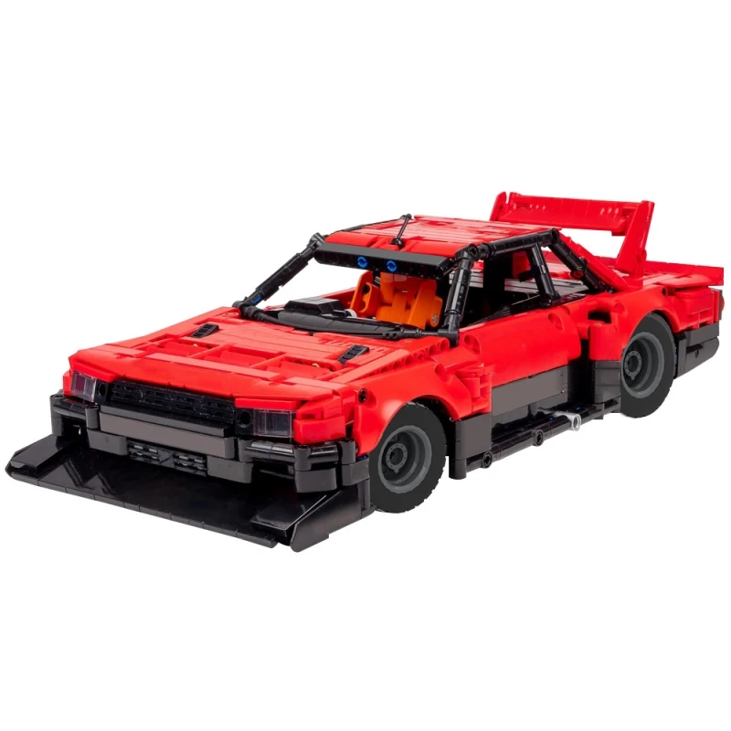 

MOC- 178245 Nissan Skyline Super Silhouette KDR30 Модель Строительные блоки Японский гоночный красный суперкар Собранные кирпичи Игрушка в подарок