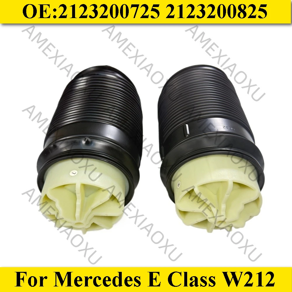 

1 Pair of Air Spring Suspension Bag Rear Left + Right For Mercedes E Class W212 2123200725 2123200825