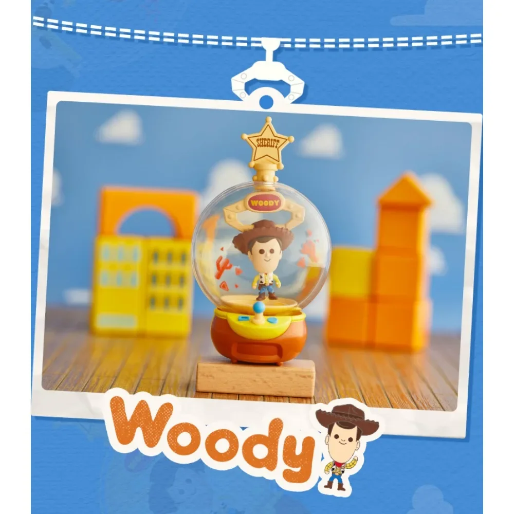 

Popular Anime Toy Story Genuine Disney Doll Machine Exquisite Lotso Buzz Lightyear Woody Jessie Alien Trendy Handheld Blind Box