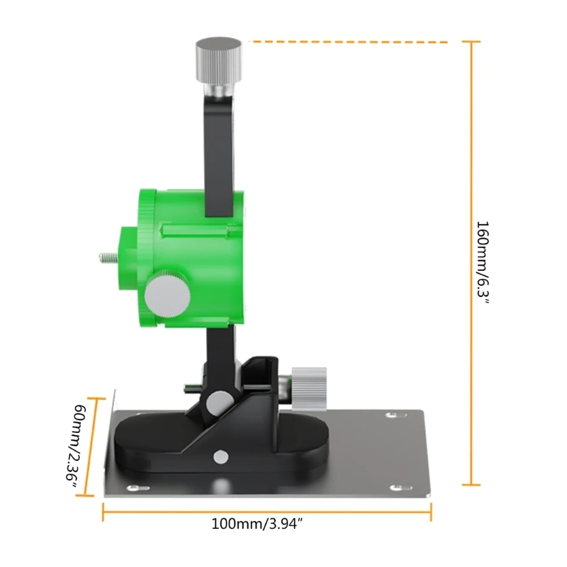 Level Adjustable Magnetic Stand Holder Mount Wall Bracket 1/4'' Thread for 8 12 Line  Level Hanging Bracket