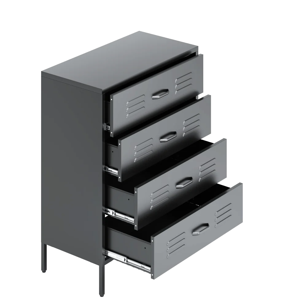 

Metal Storage Cabinet with 4 Drawers for Office,Home,Garage