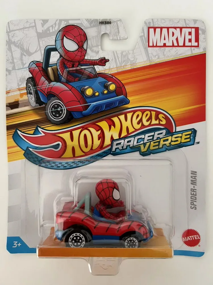 Hot Wheels Car Model Disney Marvel Figure Series Collectible Metal Diecasts Toy Decoration Model Children Toys Birthday Gifts