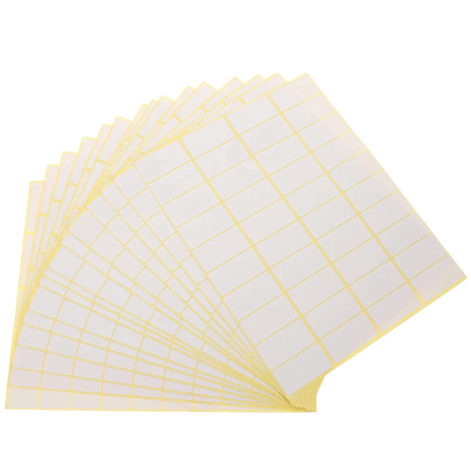 

15 Sheets Price Sticker Labels Small White Adhesive Easy Peel Off Blank Labels for Small Business Pricing Price Stickers