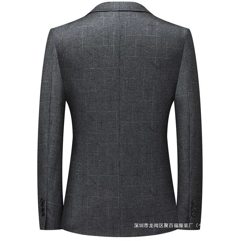 F2333 Autumn and Winter Men's Suit Jacket Wedding Suit Formal Business Casual Wool High-end Warm Suit Jacket