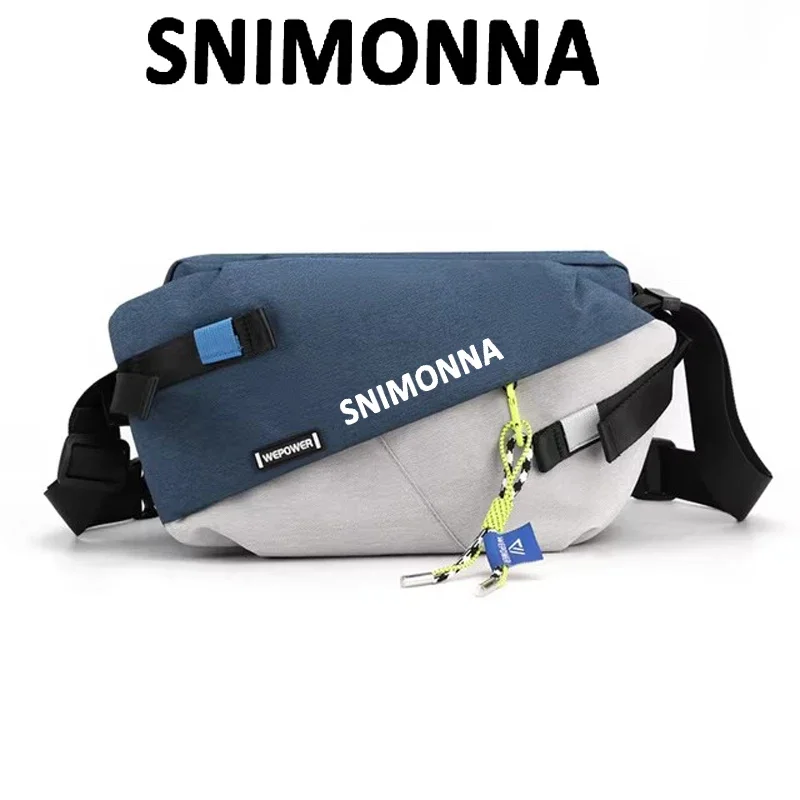 Marsupi con pannelli in nylon da pesca 2024 Nuovo marchio unisex pettorale casual da viaggio all'aperto borsa a tracolla da uomo borse da cintura Wasit