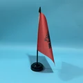 Black plastic pole