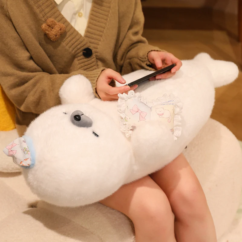 مهدئا والمعانقة الختم القطيفة Kawaii الحيوان دمية الأسماك وسادة لعبة ابتسامة قبعة النوم وسادة لينة هدية للأطفال #4