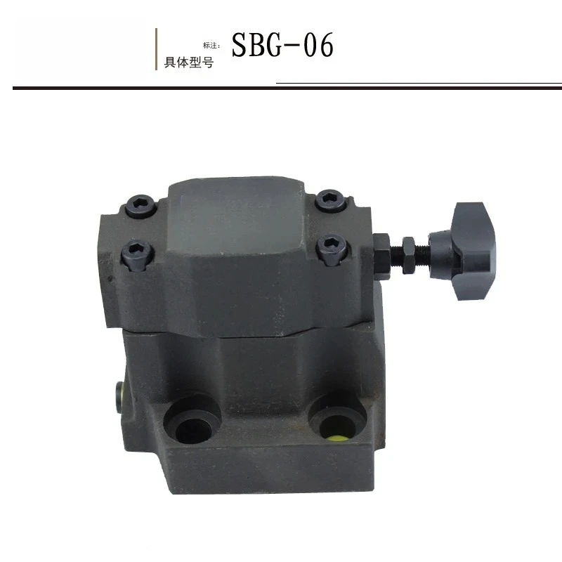 pilot operated relief valve, low noise pilot operated relief valve, pilot operated solenoid relief valve