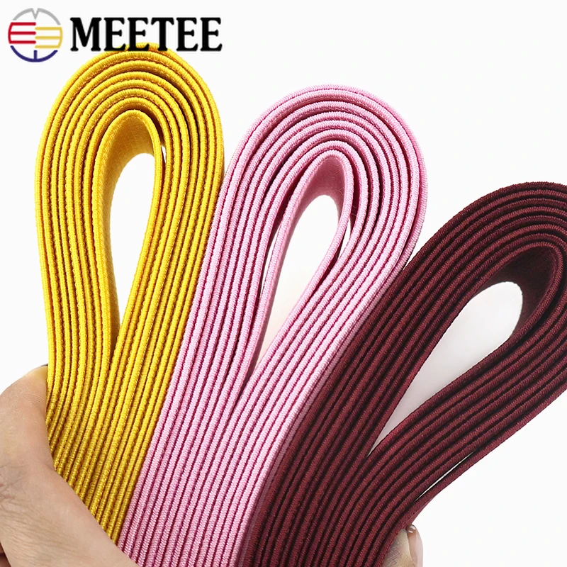 

2/5Meters 20-50mm Nylon Elastic Band Pants Waist Belt Stretch Rubber Tape Elasticy Webbing for Clothes DIY Sewing Accessories