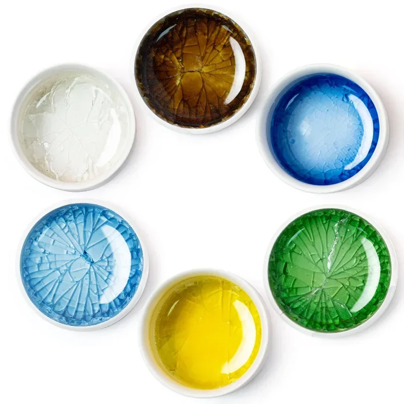 

150g Pottery Imitation Ice Crack Underglaze Opening Ceramic Colors Ice Cracking Glaze Particles Pigment Art Crafts for Artists