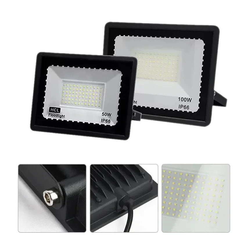 

50W LED Flood Light Outdoor Lighting 220V Floodlight Waterproof IP65 Reflector Projecteur LED Exterieur Focus Spotlight