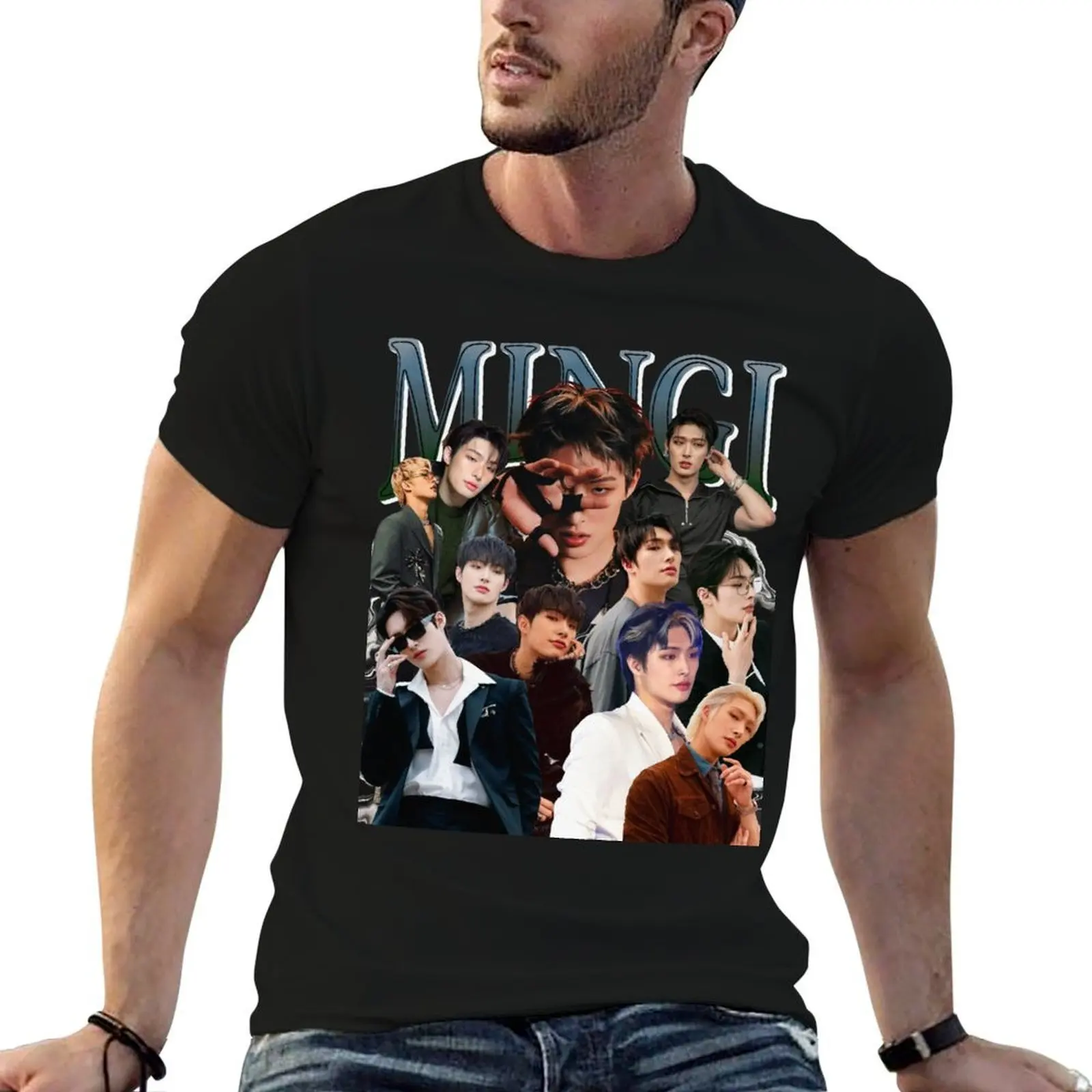 Mingi Vintage Edit T-Shirt anime t shirts oversized graphic tee men t shirts high quality