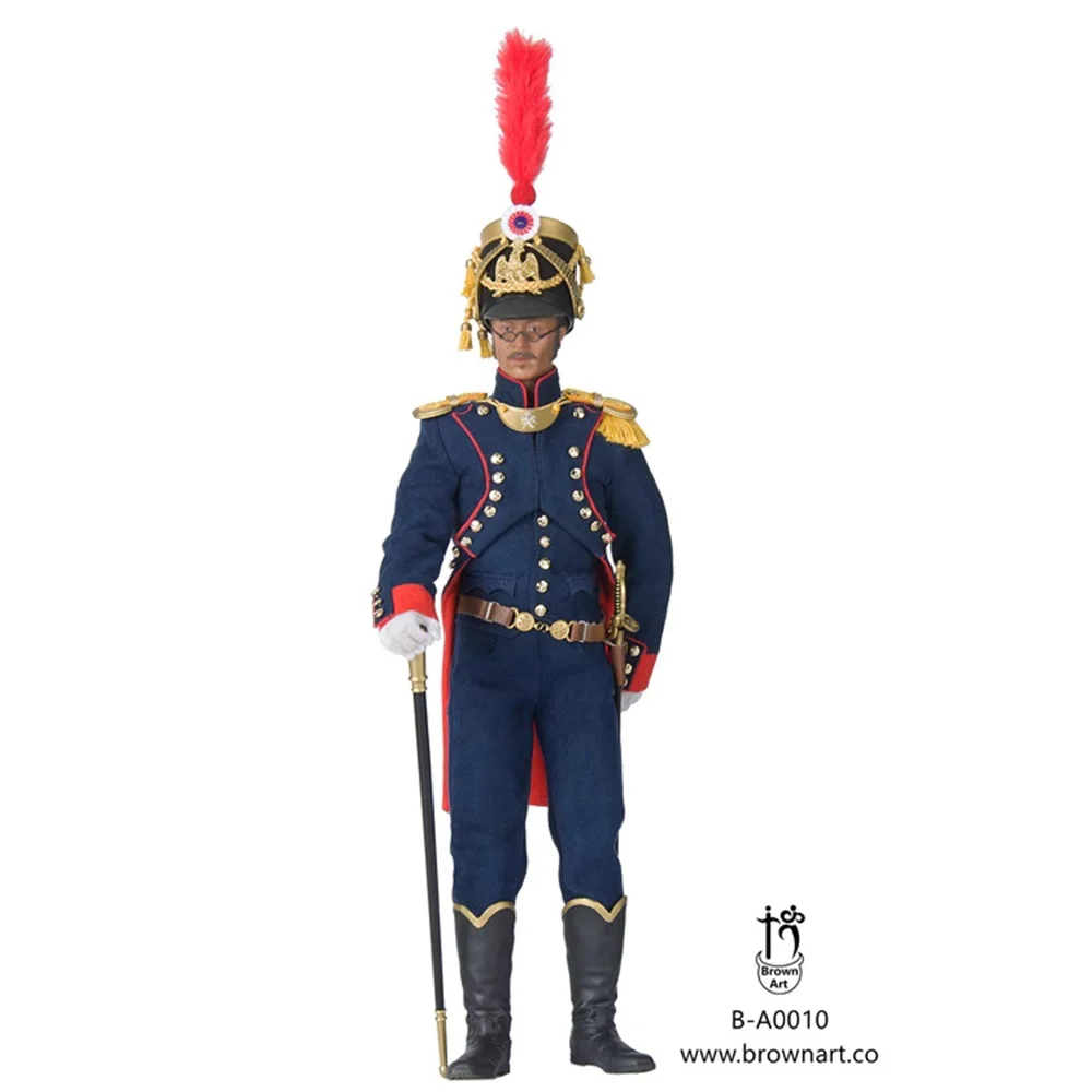 BROWN ART B-A0010 Male Soldiers Battle Series Guards Artillery Officer Full Set 12-inch Action Figure Model Gifts 1/6