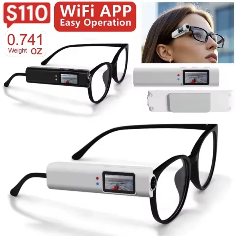 4K Glasses Camera W…