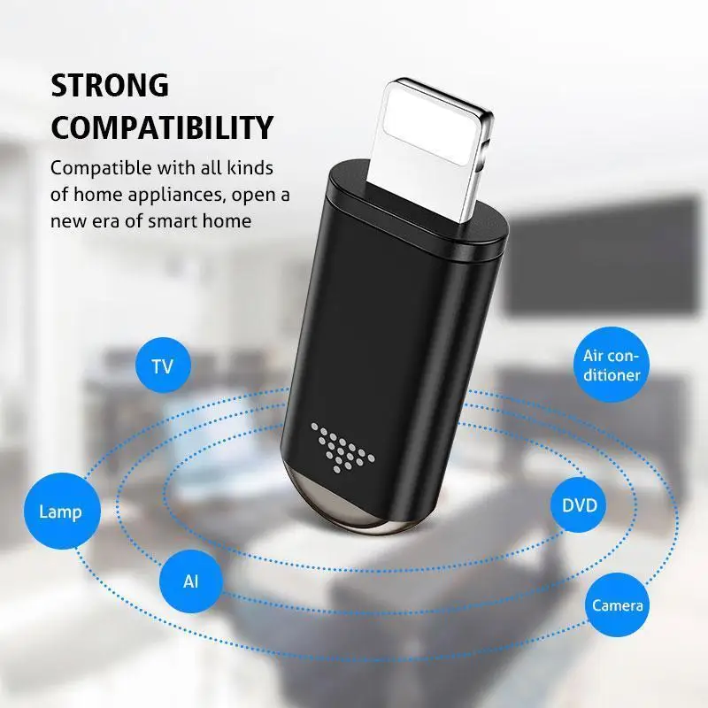 Mini Smartphone IR Remote Controller Adapter for iOS Android Lightning Type C Micro USB Infrared Mobile Phone Remote Control