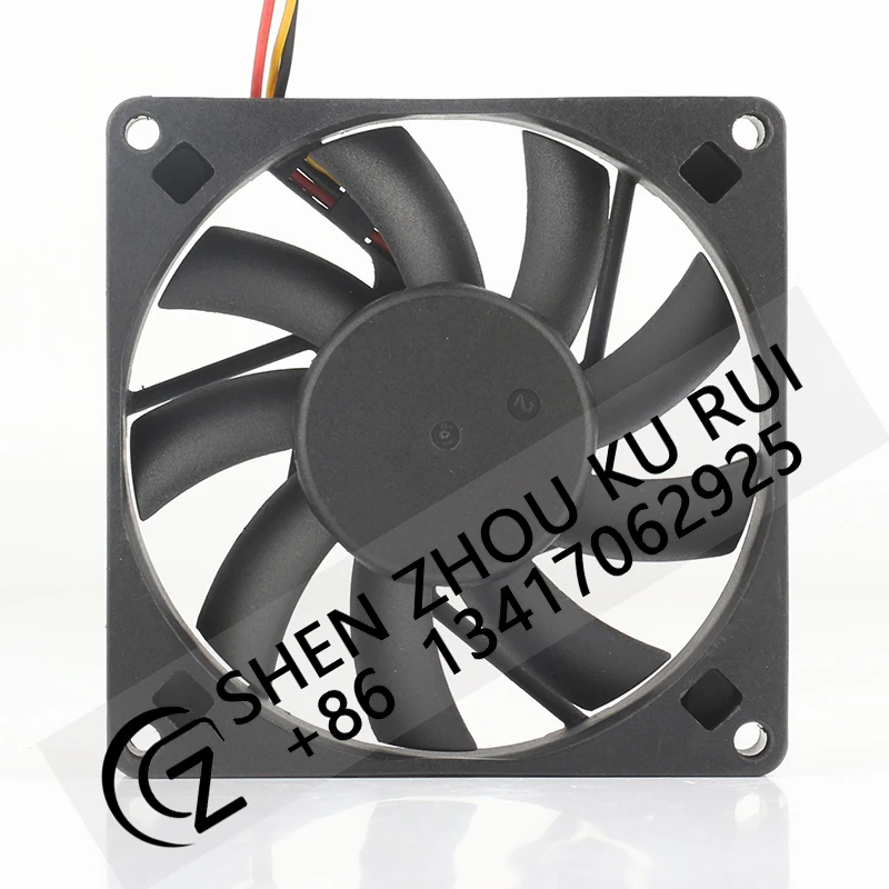 Original new ADDA 5V 24V 48V DC 12V 0.13A AC EC 8015 80X80X15MM 8CM double ball bearing 3-wire inverter AD0812MB-D72 cooling fan