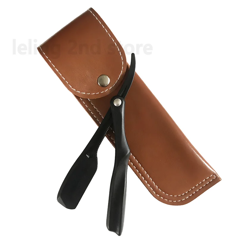 الرجال المهنية ماكينة حلاقة يدوية حافة مستقيمة البلاستيك ماكينة حلاقة للطي الحلاقة اللحية القاطع مستقيم الحلاقة بالجملة #4