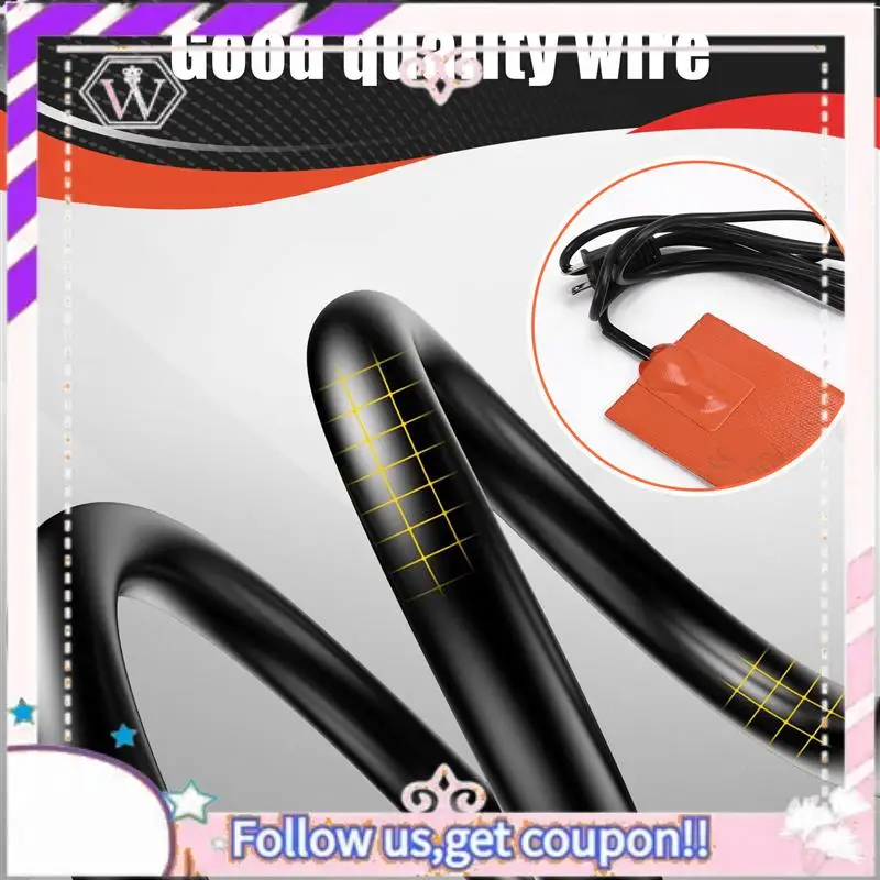 

Easy To Use 120V Car Engine Oil Tank Waterproof Heater Pad Universal Fuel Tank Water Tank Silicone Heating Mat Warming US Plug