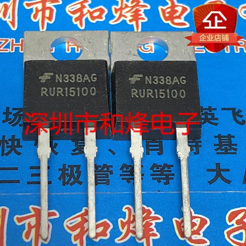 5PCS-10PCS RUR15100  TO-220  1000V 15A  Original On Stock Quicky Shipping