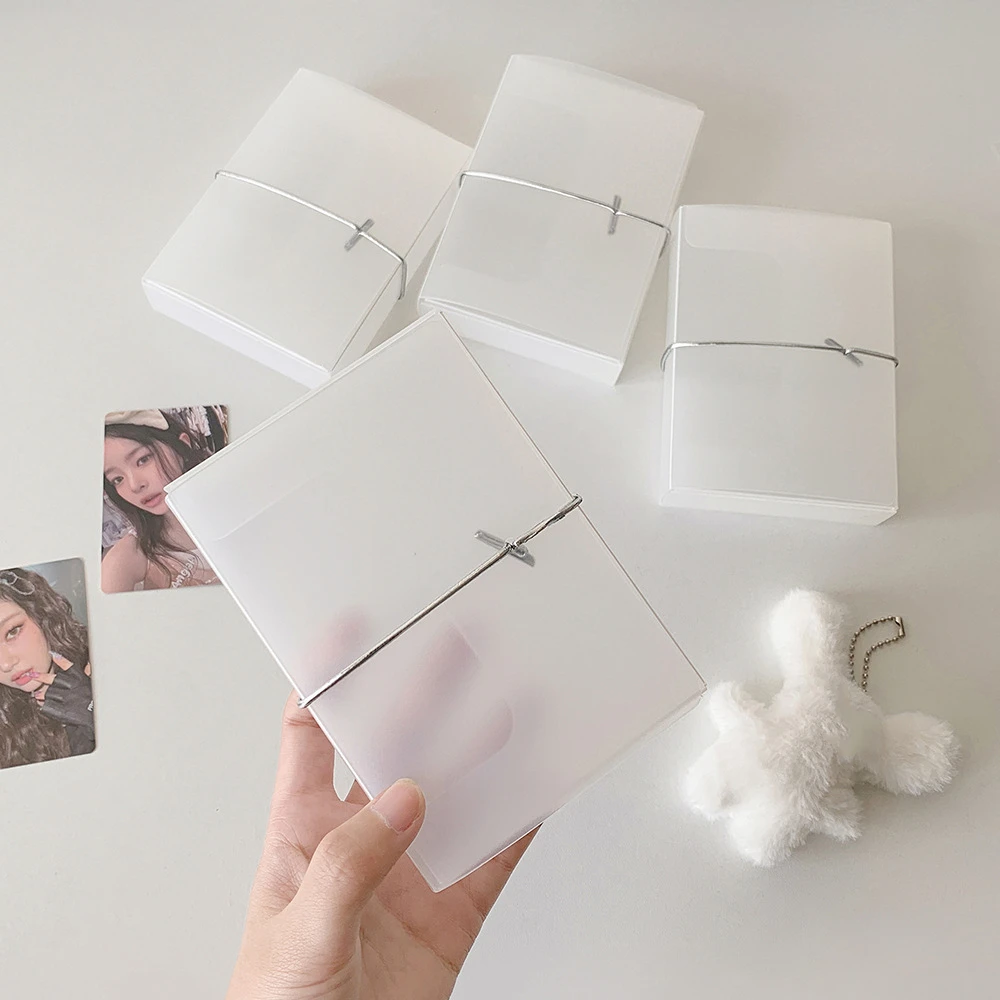 Frosted Transparent Korean Photocard Holder Idol Photo Card Picture ID Photo Photocard Frame PP Card Cover Simple