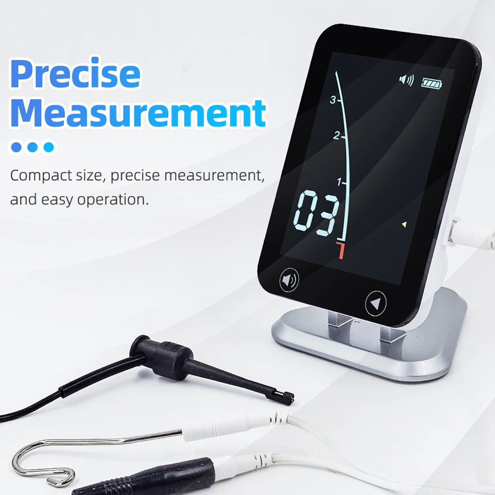 Dental Electronic Apex Locator Root Canal Length Meter Digital Display Lip Hook File Clip Endodontic Treatment